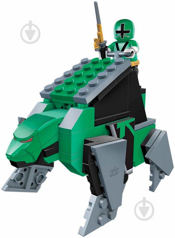 Конструктор Mega Bloks Power Rangers Samurai Зелений Зорд-Ведмідь 5818 - фото 1