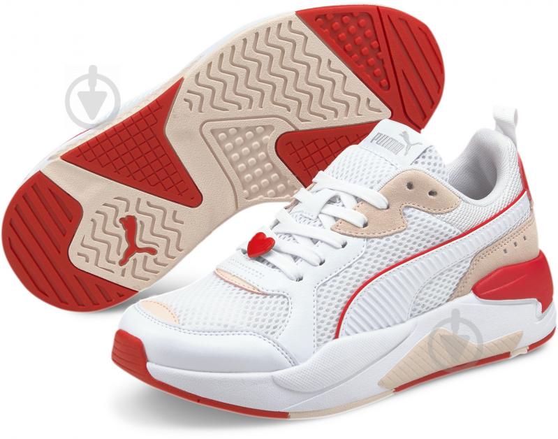 Кроссовки женские демисезонные Puma X-Ray Game Wmn s Valentine s 36885701 р.37,5 белые - фото 2