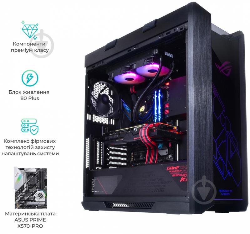 Компьютер персональный Artline Gaming STRIX (STRIXv73) black - фото 12
