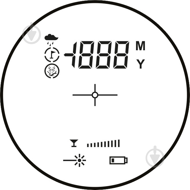 Далекомір лазерний Hawke LRF 800 6x25 (3986.02.78) - фото 3