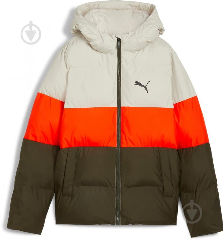 Куртка для хлопчиків зимова Puma POLY HOODED PUFFER JACKET 62650270 р.116 різнокольорова - фото 1