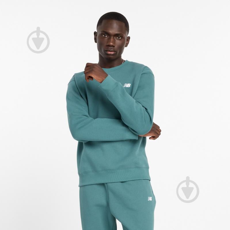 Свитшот New Balance Sport Essentials Fleece MT41510NUS р.M зеленый - фото 1