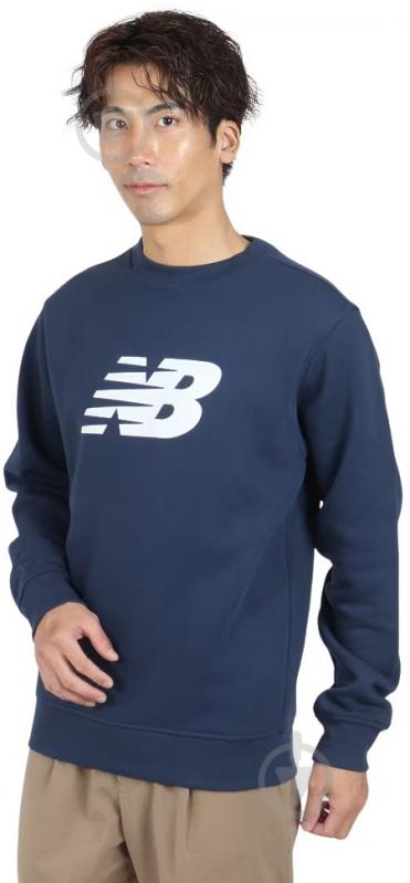 Свитшот New Balance Sport Core Brushed Fleece MT43905NNY р.2XL синий - фото 2