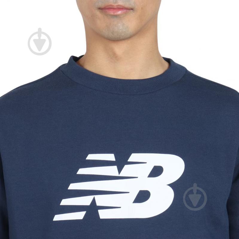 Свитшот New Balance Sport Core Brushed Fleece MT43905NNY р.2XL синий - фото 6