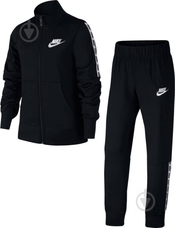 Спортивний костюм Nike G NSW TRK SUIT TRICOT 939456-010 чорний - фото 1