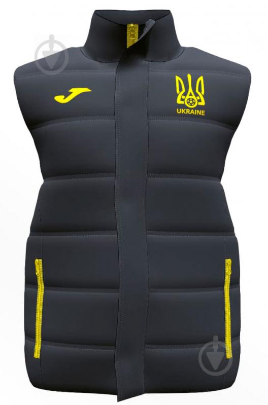 Жилет формы сборной Украины 2021 Joma FED. FUTBOL UCRANIA AT102373A159 р.XL серый - фото 1