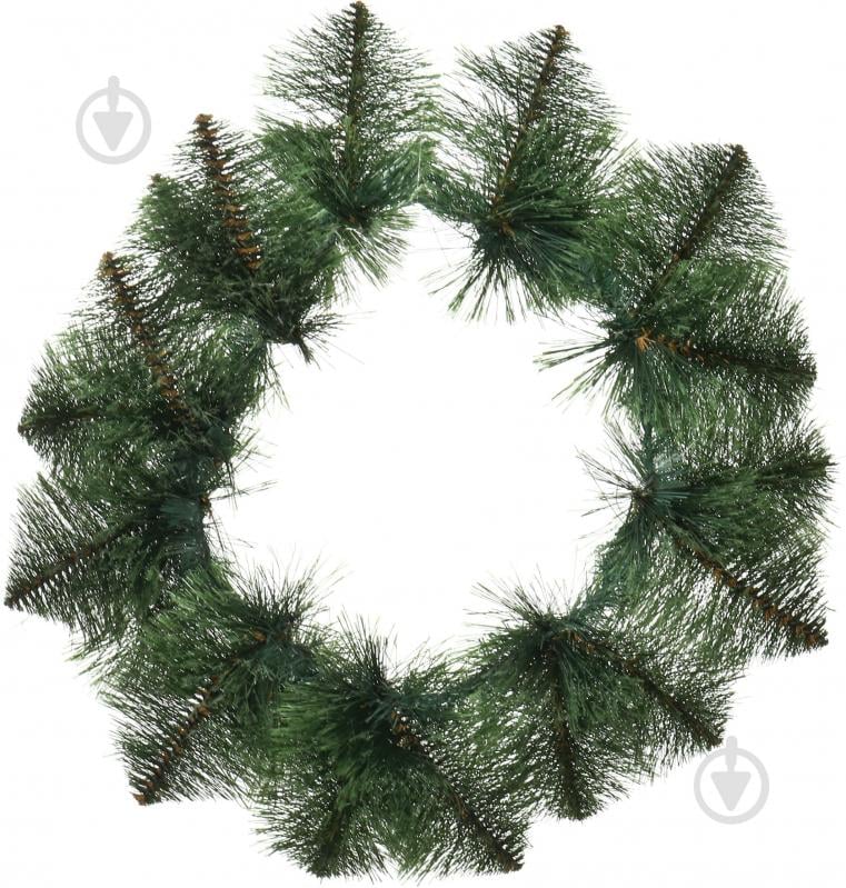 Венок из искуственной хвои Ксения d250 мм - фото 1 Венок из искуственной хвои Ксения d250 мм - фото 1