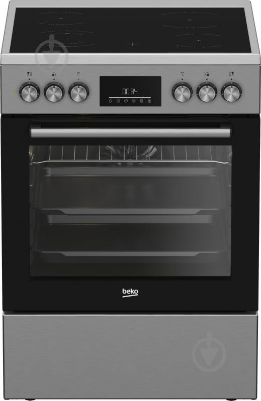 Плита електрична Beko FBE67310GX - фото 1 Плита електрична Beko FBE67310GX - фото 1