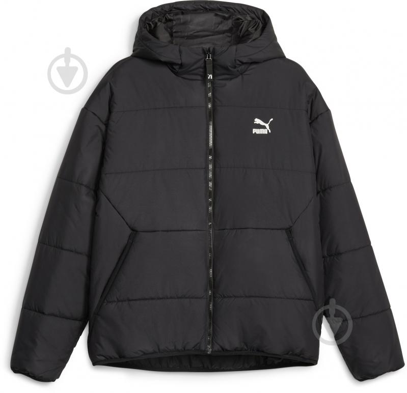 Куртка чоловіча демісезонна Puma Classics Padded Jacket 62167501 р.2XL чорна - фото 1