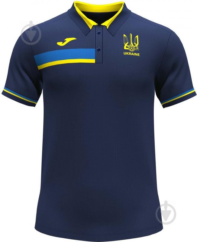 Поло форми збірної України 2021 Joma FED. FUTBOL UCRANIA AT102376A339 р.S темно-синій - фото 1