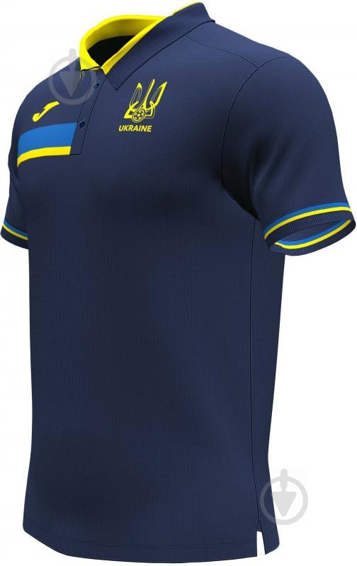 Поло форми збірної України 2021 Joma FED. FUTBOL UCRANIA AT102376A339 р.S темно-синій - фото 8