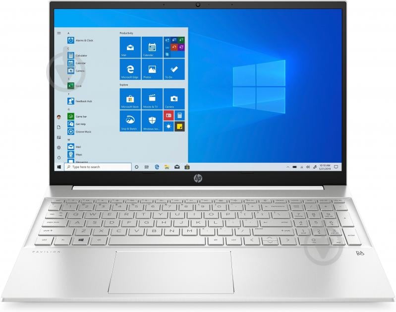 Ноутбук HP Pavilion 15-eh1020ua 15,6 (422K0EA) white - фото 1