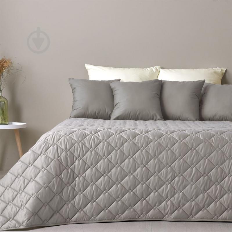 Покривало Cube 140x210 см IDEIA сірий із малюнком - фото 5