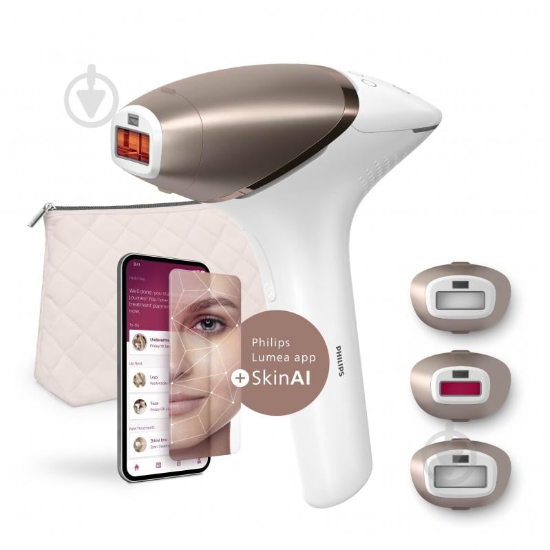 Фотоепілятор Philips Lumea Series 9900 BRI973/00 IPL з технологією SenseIQ - фото 1