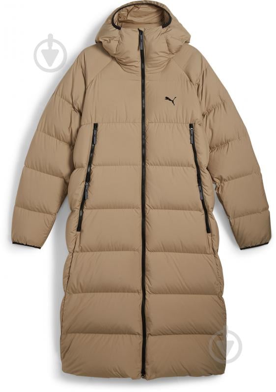 Пуховик мужской зимний Puma LONG HOODED DOWN COAT 62646767 р.L бежевый - фото 1