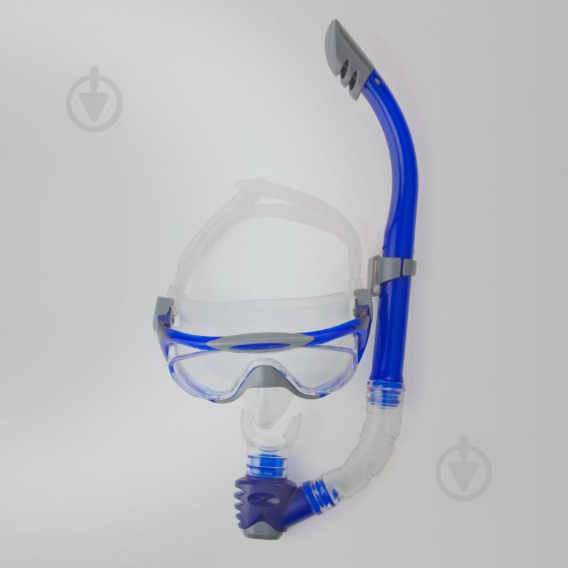 Набор для дайвинга Speedo GLIDE MASK SNORKEL FIN SET AU 8-016595052 р.45/46 серый - фото 2