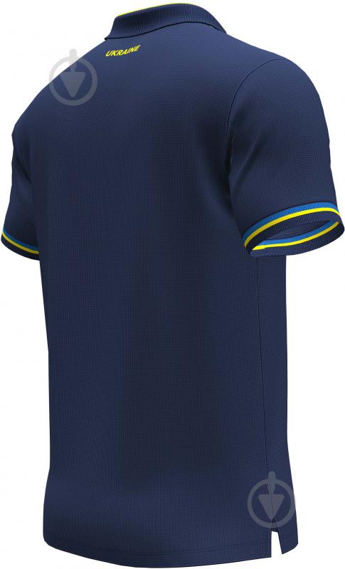 Поло формы сборной Украины 2021 Joma FED. FUTBOL UCRANIA AT102376A339 р.2XL темно-синий - фото 4