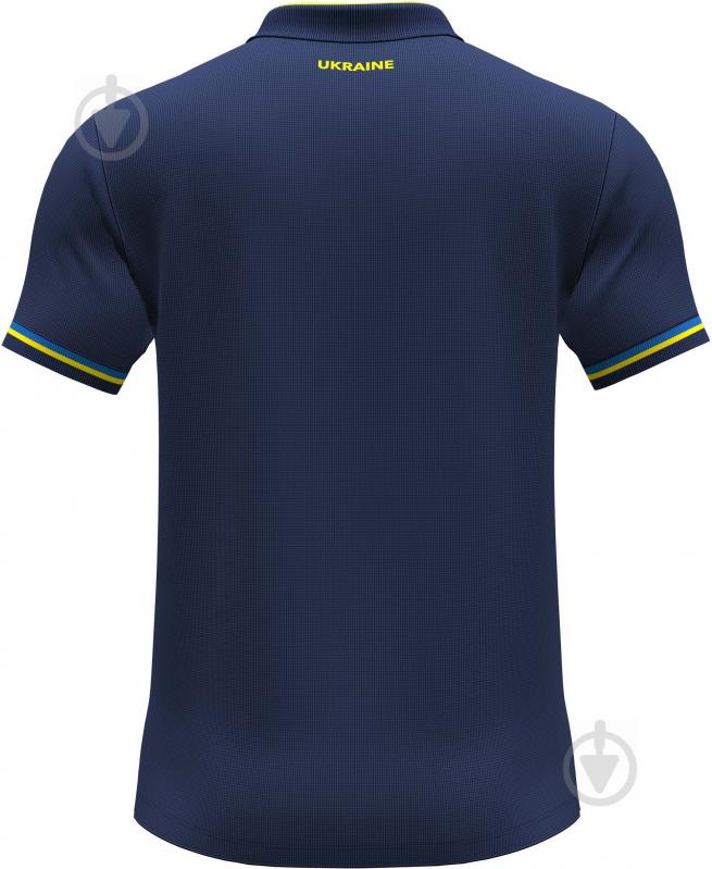 Поло формы сборной Украины 2021 Joma FED. FUTBOL UCRANIA AT102376A339 р.2XL темно-синий - фото 5