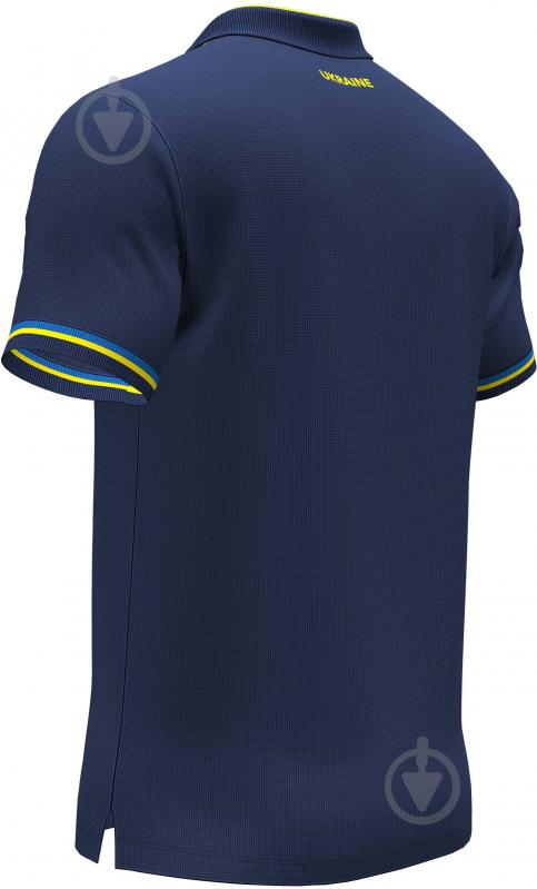 Поло формы сборной Украины 2021 Joma FED. FUTBOL UCRANIA AT102376A339 р.2XL темно-синий - фото 6