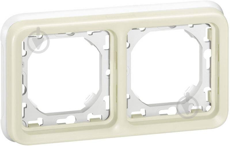 Рамка-суппорт Legrand Plexo горизонтальная белый 69694 - фото 1 Рамка-суппорт Legrand Plexo горизонтальная белый 69694 - фото 1