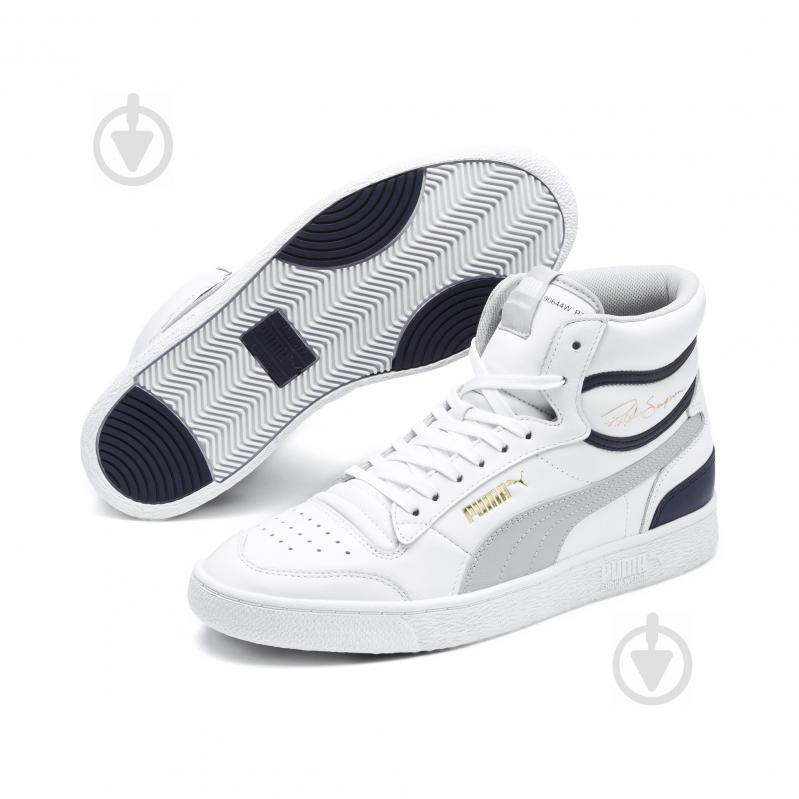 Кросівки чоловічі зимові Puma Ralph Sampson Mid 37084704 р.42 білі - фото 2