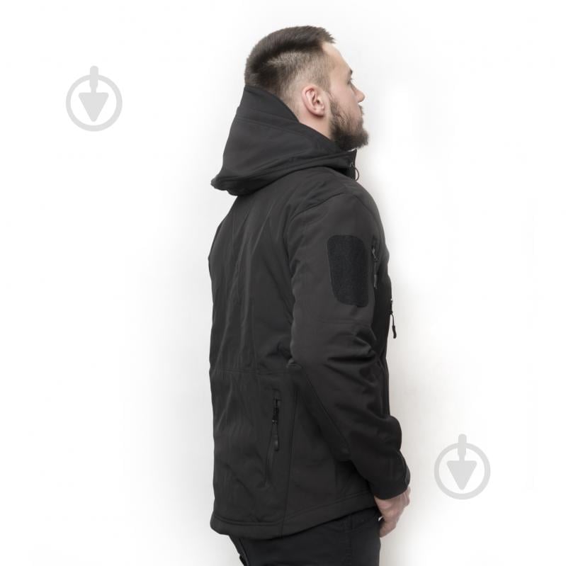 Куртка мужская демисезонная ESDY тактическая Softshell Shark Skin 01 JA-01 р.M black - фото 3
