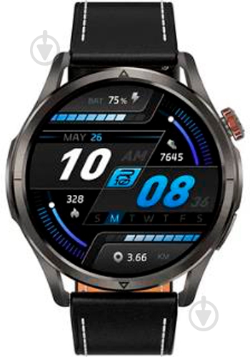 Ремешок Kospet ARCHLAN LEATHER black (STRAP ARCHLAN BLACK) - фото 5