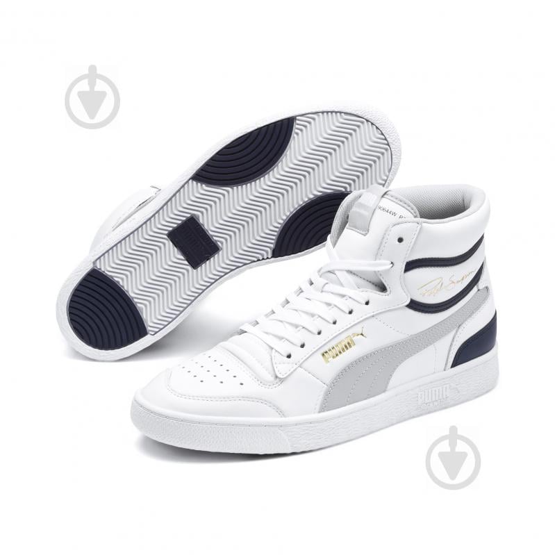 Кроссовки мужские зимние Puma Ralph Sampson Mid 37084704 р.44,5 белые - фото 2