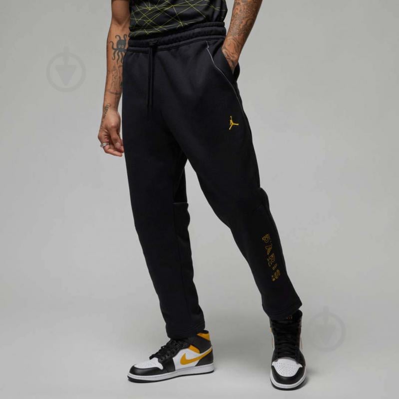 Штани Nike M J PSG FLC PANT DV0621-010 р. S чорний - фото 1