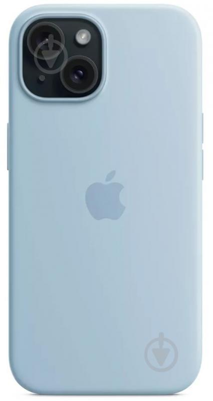 Чохол Apple Silicone Case with MagSafe для Apple iPhone 15 blue (MWND3ZM/A) - фото 5