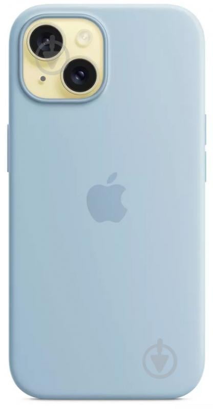 Чохол Apple Silicone Case with MagSafe для Apple iPhone 15 blue (MWND3ZM/A) - фото 3