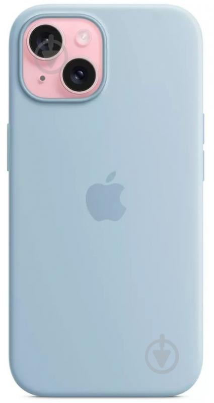 Чохол Apple Silicone Case with MagSafe для Apple iPhone 15 blue (MWND3ZM/A) - фото 2