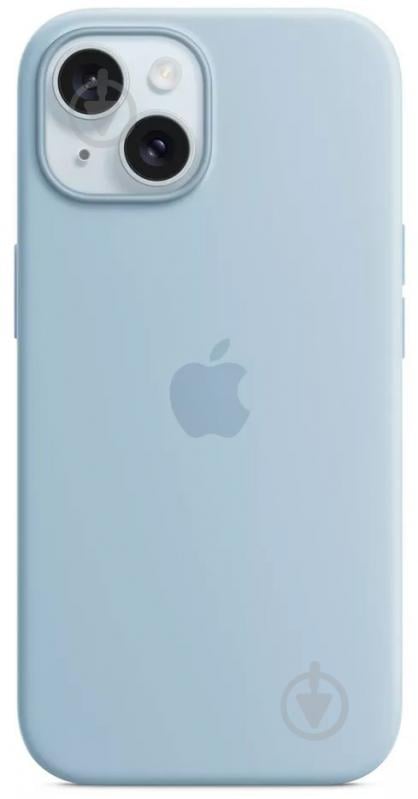 Чохол Apple Silicone Case with MagSafe для Apple iPhone 15 blue (MWND3ZM/A) - фото 1