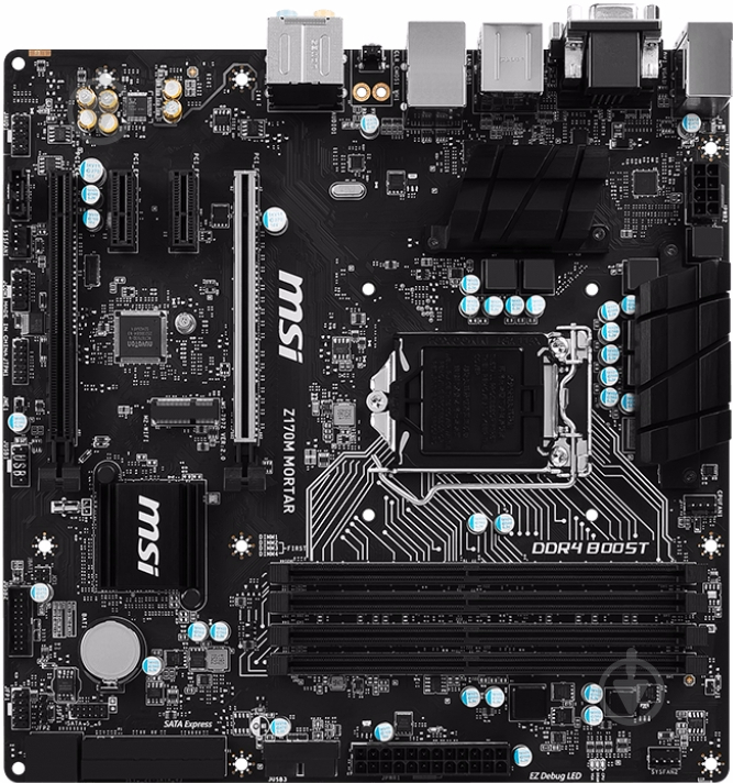 Материнська плата MSI Z170M MORTAR (Socket 1151, Intel Z170, mirco ATX) - фото 1