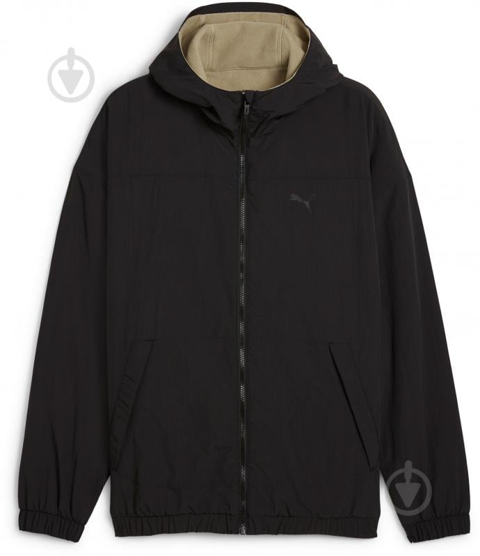 Куртка мужская демисезонная Puma REVERSIBLE WINDBREAKER 62647401 р.L черная - фото 1