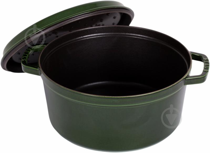 Кокотница Staub 5 л зеленая 40509-358-0 - фото 3