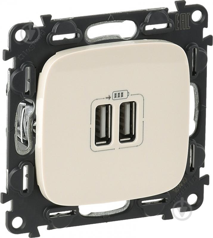 Розетка USB Legrand Allure кремовый 754996 - фото 1