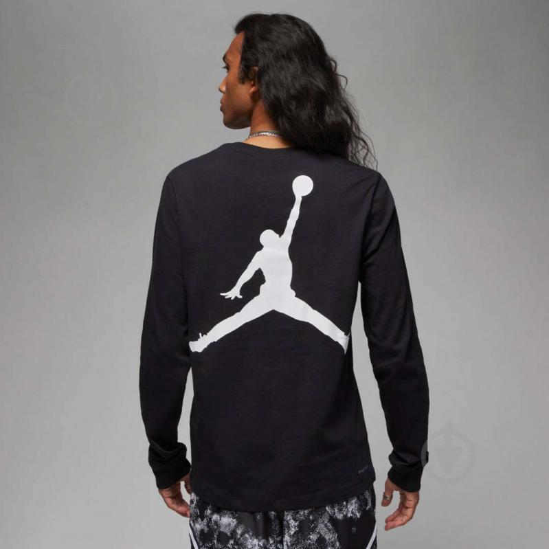 Футболка Nike M J DF SPRT GFX LS CREW DV8446-010 р.XL чорний - фото 2