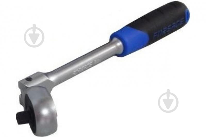 Тріскачка реверсивна, шарнірна 1/4''L-200 мм з гумовою ручкою (72зуб) Forsage 1 шт. F-802218 - фото 3 Тріскачка реверсивна, шарнірна 1/4''L-200 мм з гумовою ручкою (72зуб) Forsage 1 шт. F-802218 - фото 3