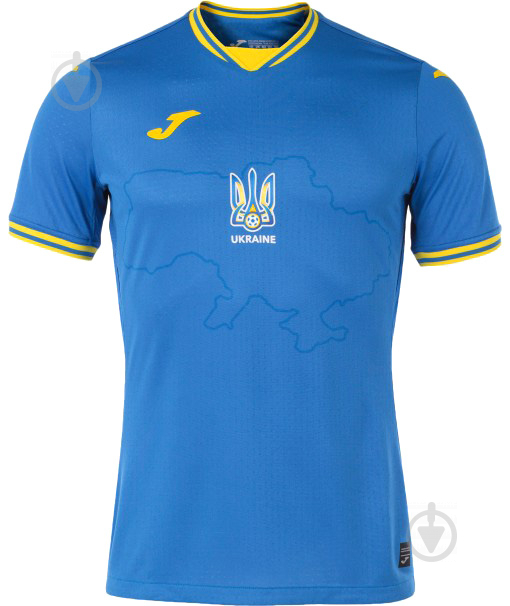 Футболка Joma FED. FUTBOL UCRANIA AT102404A709 р.2XL синий - фото 1