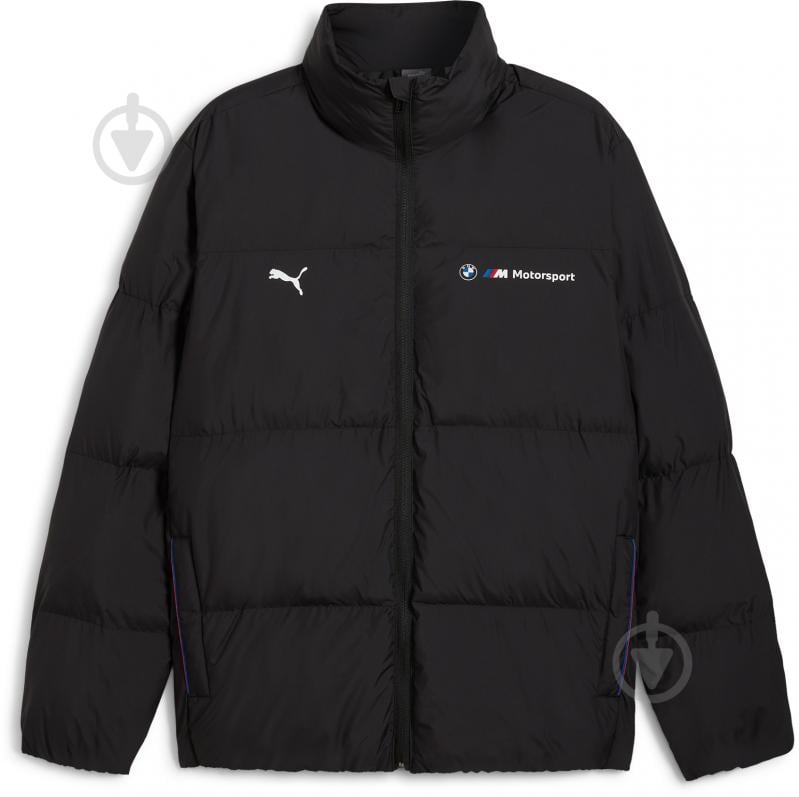 Куртка мужская зимняя Puma BMW MMS ESS+ PUFFER JACKET 62749701 р.L черная - фото 1