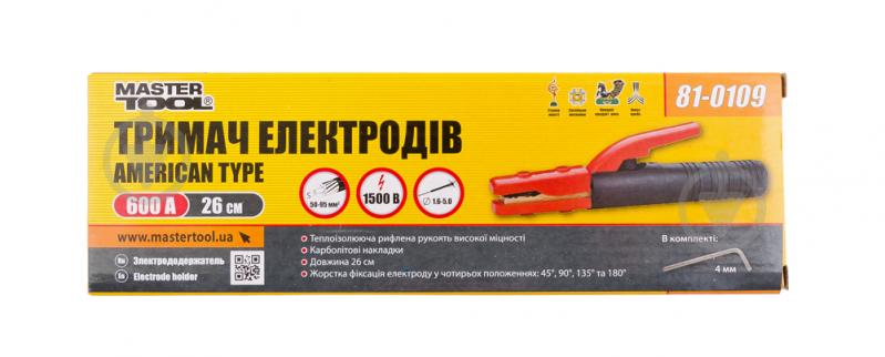 Держатель электродов MasterTool American type (81-0109) 81-0109 - фото 1