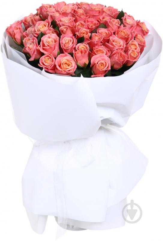 Троянда Міс Піггі одноголова класична 60 см помаранчева (Україна) - фото 3