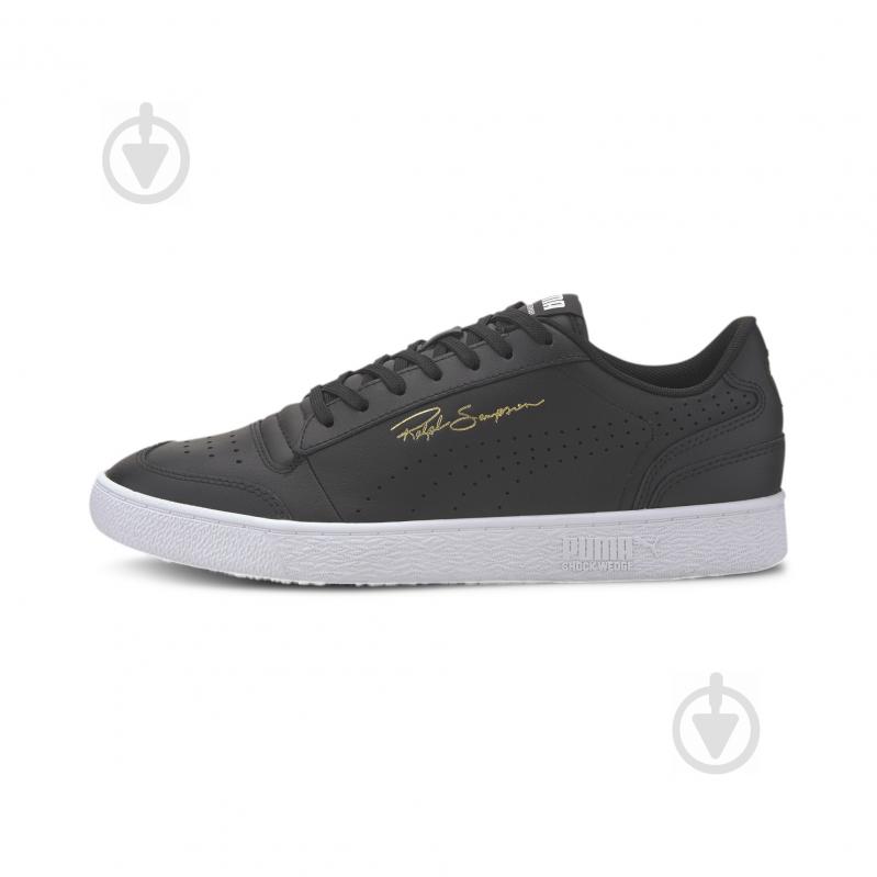 Кросівки чоловічі демісезонні Puma Ralph Sampson Lo Perf 37159102 р.41 чорні із білим - фото 1