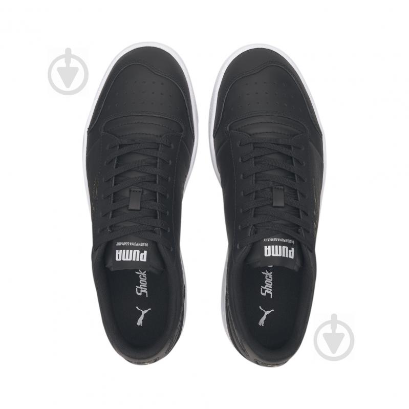 Кросівки чоловічі демісезонні Puma Ralph Sampson Lo Perf 37159102 р.41 чорні із білим - фото 6