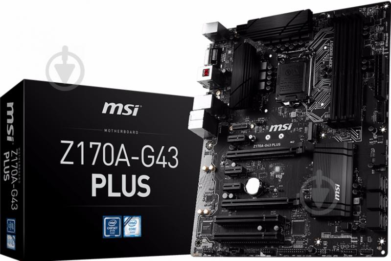 Материнская плата MSI Z170A-G43 PLUS (Socket 1151, Intel Z170, ATX) - фото 3