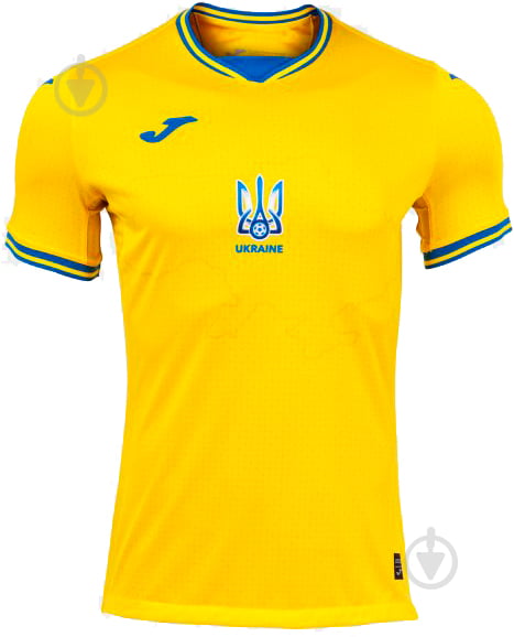 Футболка Joma FED. FUTBOL UKRAINE AT102404A907 р.S желтый - фото 1