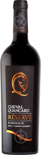 Вино CHEVAL QUANCARD S.A. Reserve Bordeaux Rouge AOC красное сухое 11-14,5% 0,75 л - фото 1