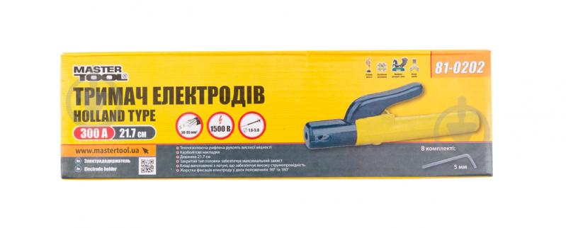 Тримач електродів MasterTool Holland type (81-0202) 81-0202 - фото 1