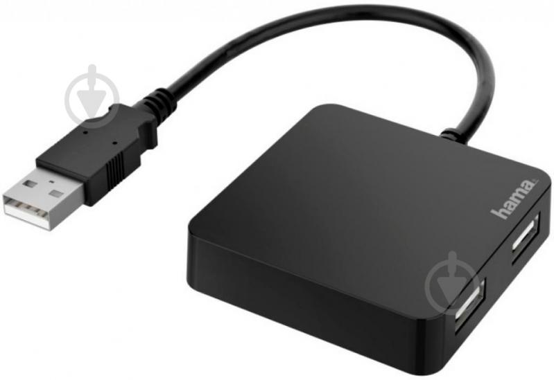 USB-хаб Hama 4 Ports USB 2.0 - фото 1